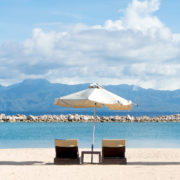 Beach in front of the Hotel